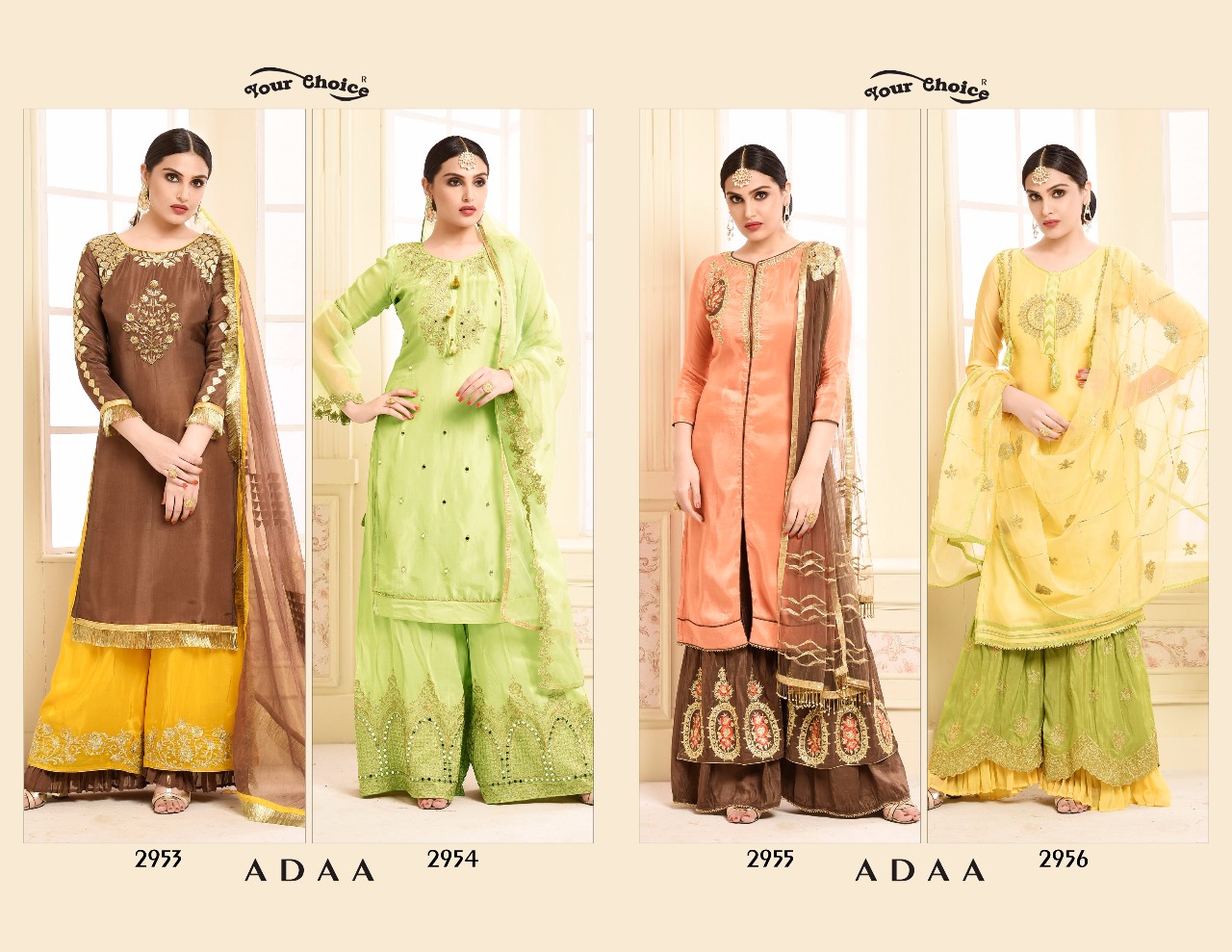 Your Choice Presents Adaa Salwar Kameez Collection Wholesale Rate In Surat