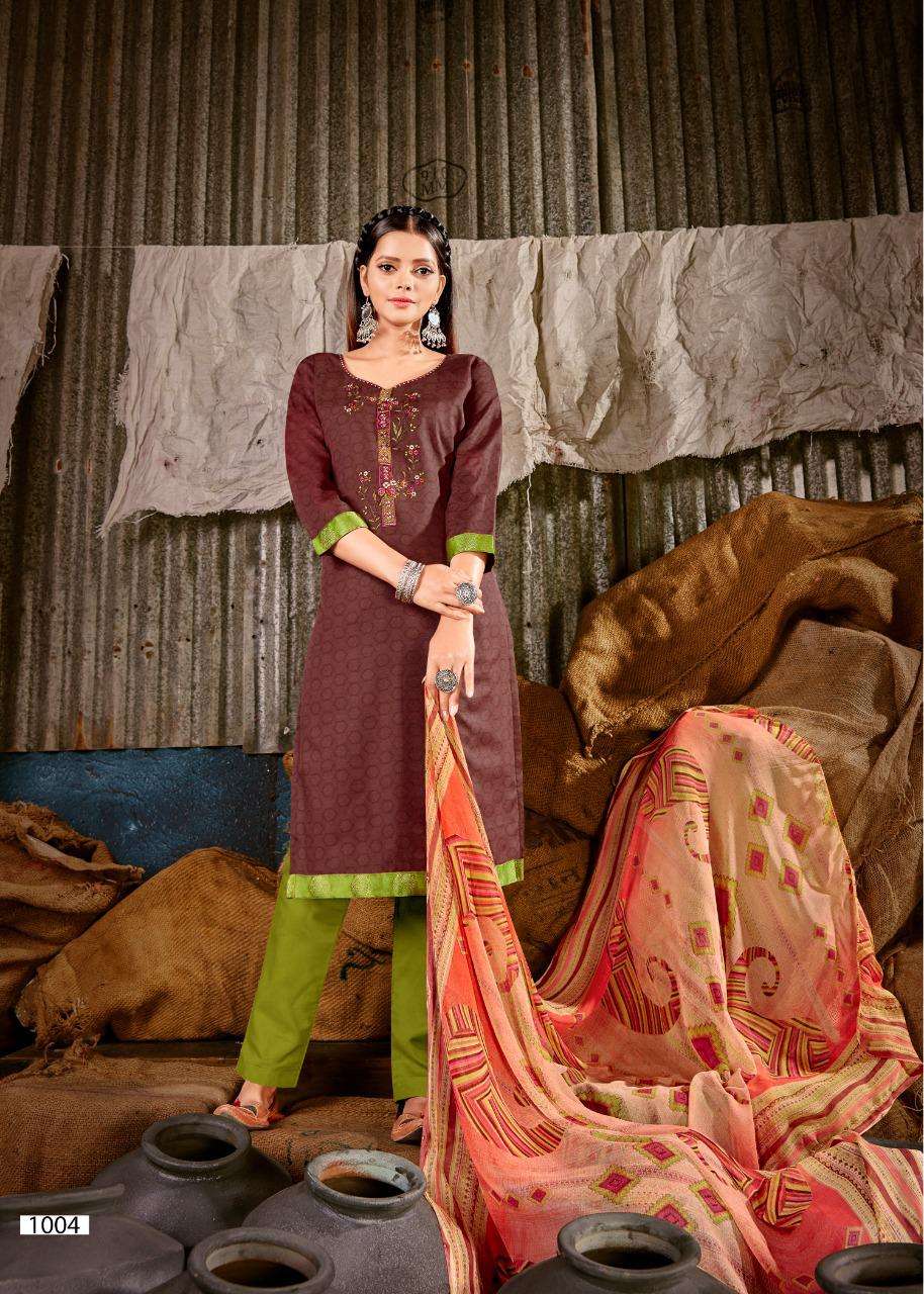 Shiv Gori Silk Mills Presents Florina Beautiful Suits Colorful Stylish Fancy Casual Wear & Ethnic Wear Heavy Cotton Digital Print Wholesale Rate In Surat