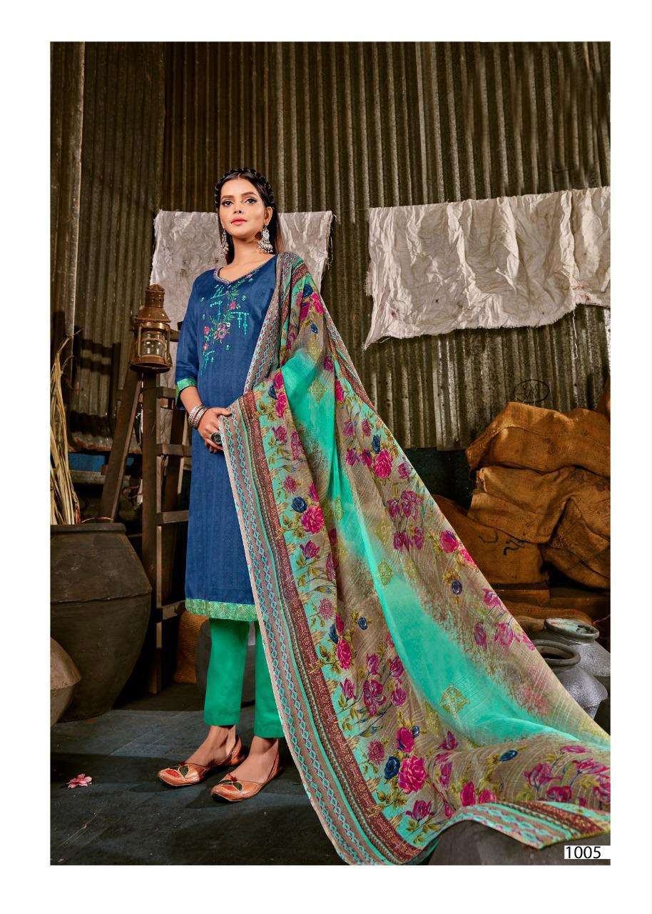 Shiv Gori Silk Mills Presents Florina Beautiful Suits Colorful Stylish Fancy Casual Wear & Ethnic Wear Heavy Cotton Digital Print Wholesale Rate In Surat