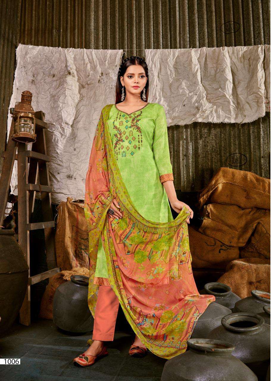 Shiv Gori Silk Mills Presents Florina Beautiful Suits Colorful Stylish Fancy Casual Wear & Ethnic Wear Heavy Cotton Digital Print Wholesale Rate In Surat