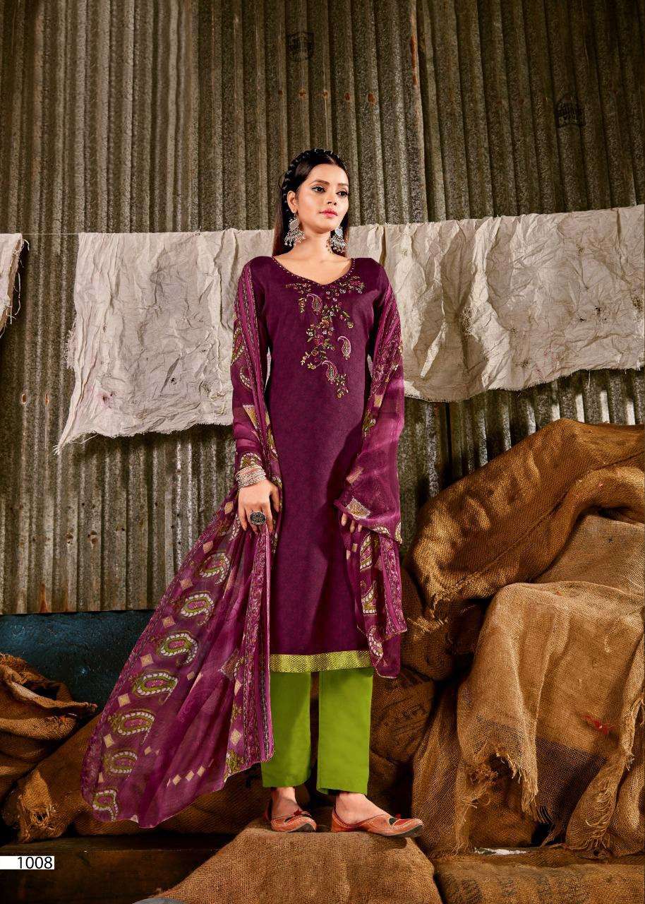 Shiv Gori Silk Mills Presents Florina Beautiful Suits Colorful Stylish Fancy Casual Wear & Ethnic Wear Heavy Cotton Digital Print Wholesale Rate In Surat