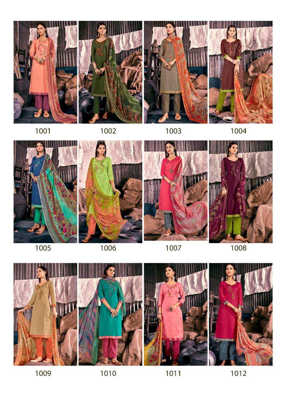 Shiv Gori Silk Mills Presents Florina Beautiful Suits Colorful Stylish Fancy Casual Wear & Ethnic Wear Heavy Cotton Digital Print Wholesale Rate In Surat