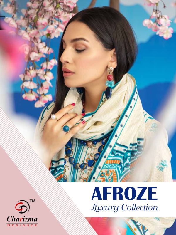 Charizma Designer Presents  Afroze Jam Cotton Digital Print Super Hot Design Salwar Suits Wholesale Rate In Surat