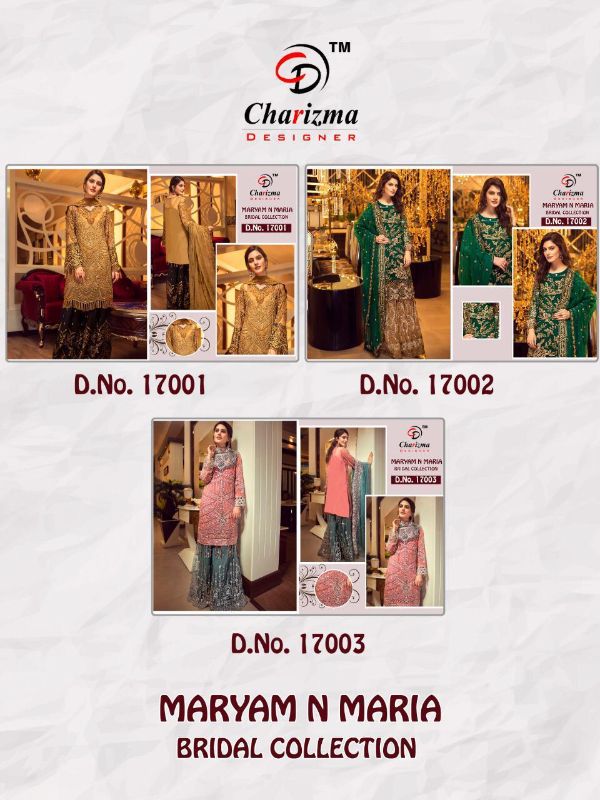 Charizma Presents  Maryam And Maria Georgette Embroidery Pakistani Salwar Suit Wholesale Rate In Surat