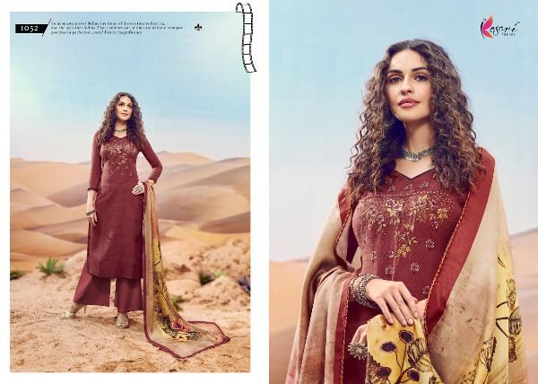 Kesari Trendz Presnets  Kanika Vol 2 Pashmina Printed Winter Special Salwar Suits Wholesale Rate In Surat