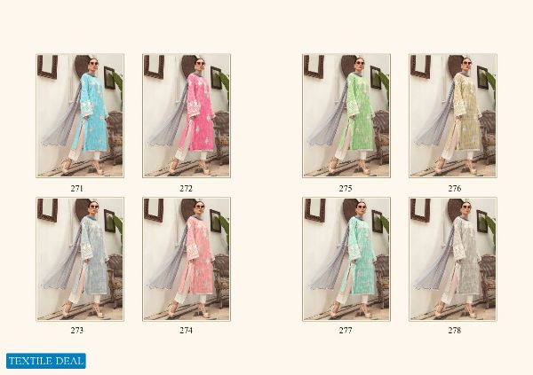 Kaara Presents Maria B Eid Collection Vol 2 Net Embroidery Pakistani Suits Wholesale Rate In Surat