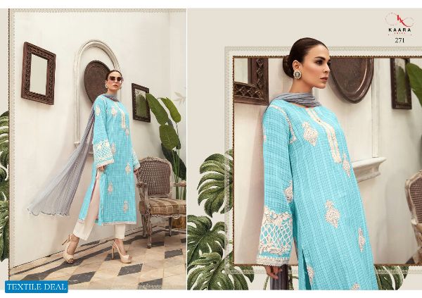 Kaara Presents Maria B Eid Collection Vol 2 Net Embroidery Pakistani Suits Wholesale Rate In Surat