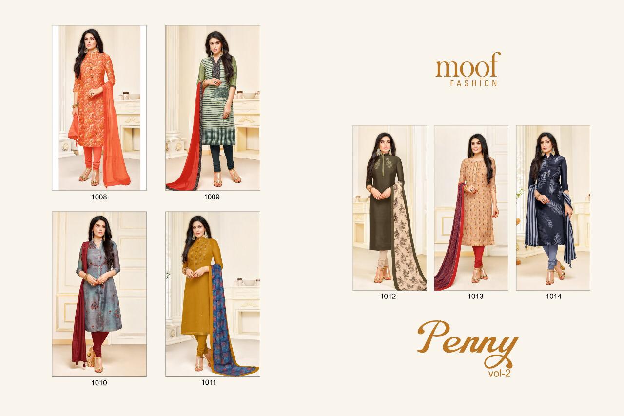Penny Vol-02 Designer Salwar Suits By Moof Fashiom At Wholesale Rate In Surat