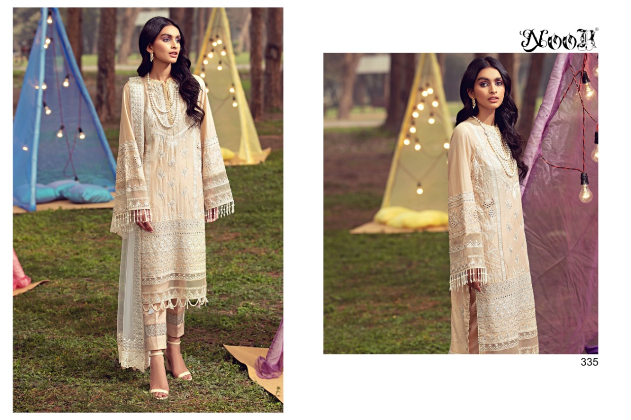 Noor Textile Presnets  Motifz Pure Cotton With Exclusive Heavy Self Embroidery Work Pakistani Style Suits Collection Wholesale Rate In Surat