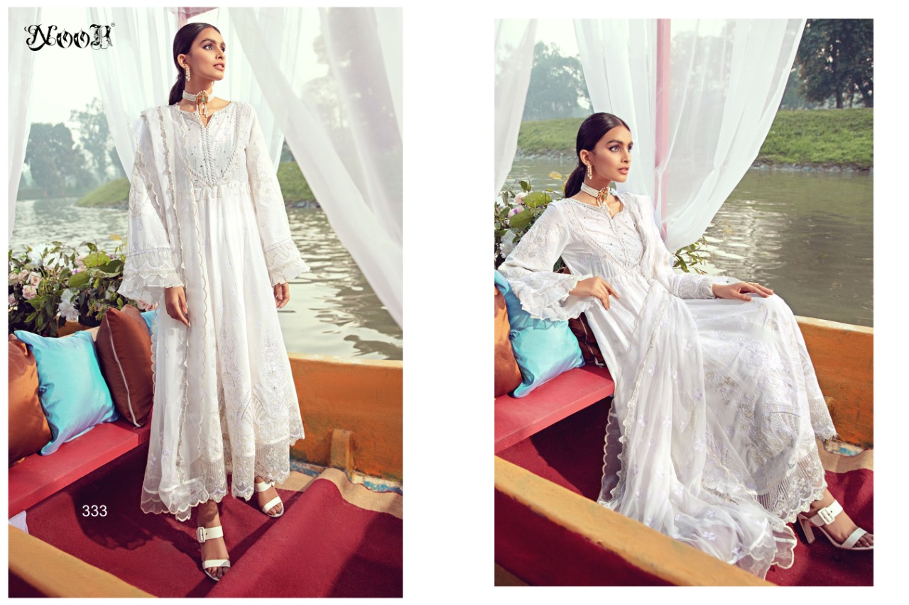 Noor Textile Presnets  Motifz Pure Cotton With Exclusive Heavy Self Embroidery Work Pakistani Style Suits Collection Wholesale Rate In Surat