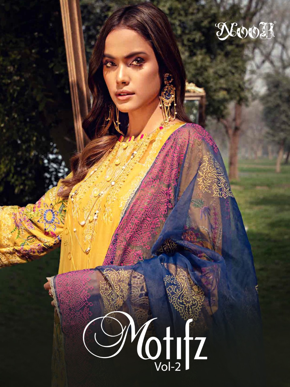 Noor Presnets Motifz Vol-2 Pure Cotton Premium Pakistani Collection Wholesale Rate In Surat