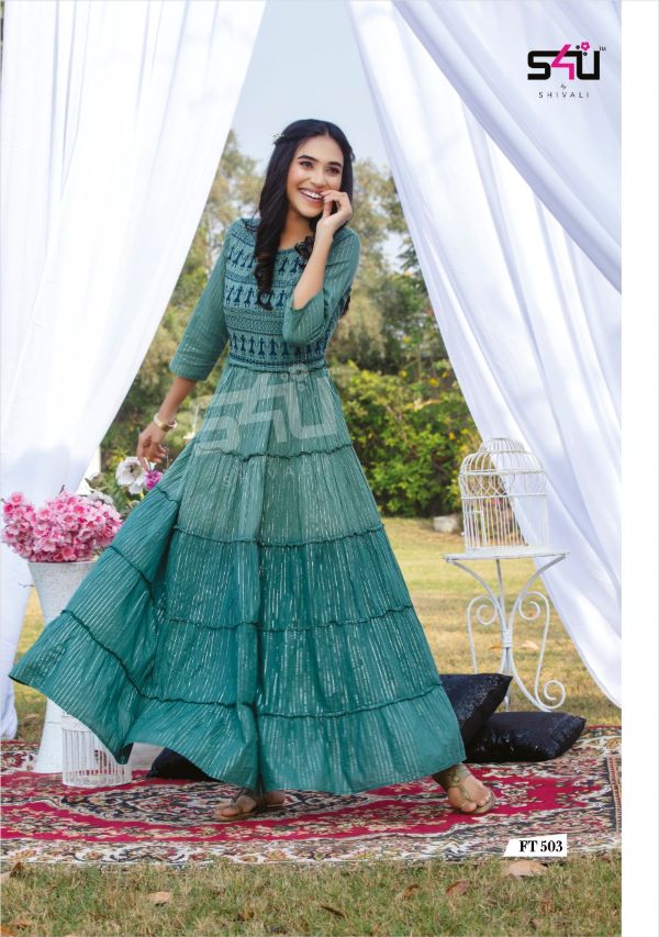 Aashirwad Gulkand Mastani Premium Silk Designer Gown Wholesale catalog