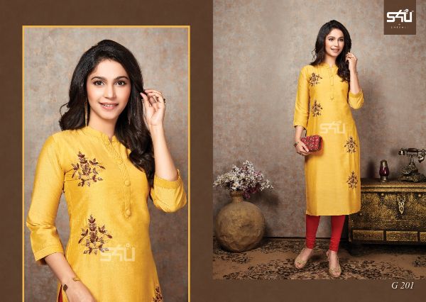 S4u Shivali Presents Glamour Vol 2 Chinon Silk Comfortable Look Kurti Wholesale Rate  In Surat