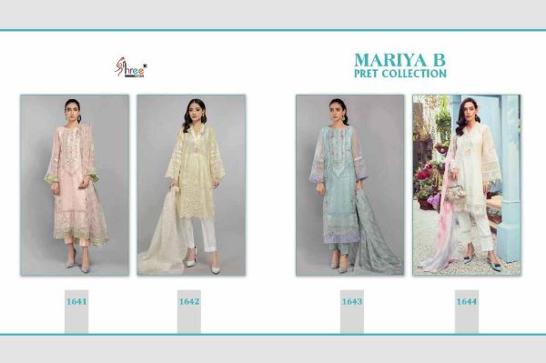 Shree Fabs Prensets  Mariya B Pret Collection Pakistani Suits Wholesale Rate In Surat
