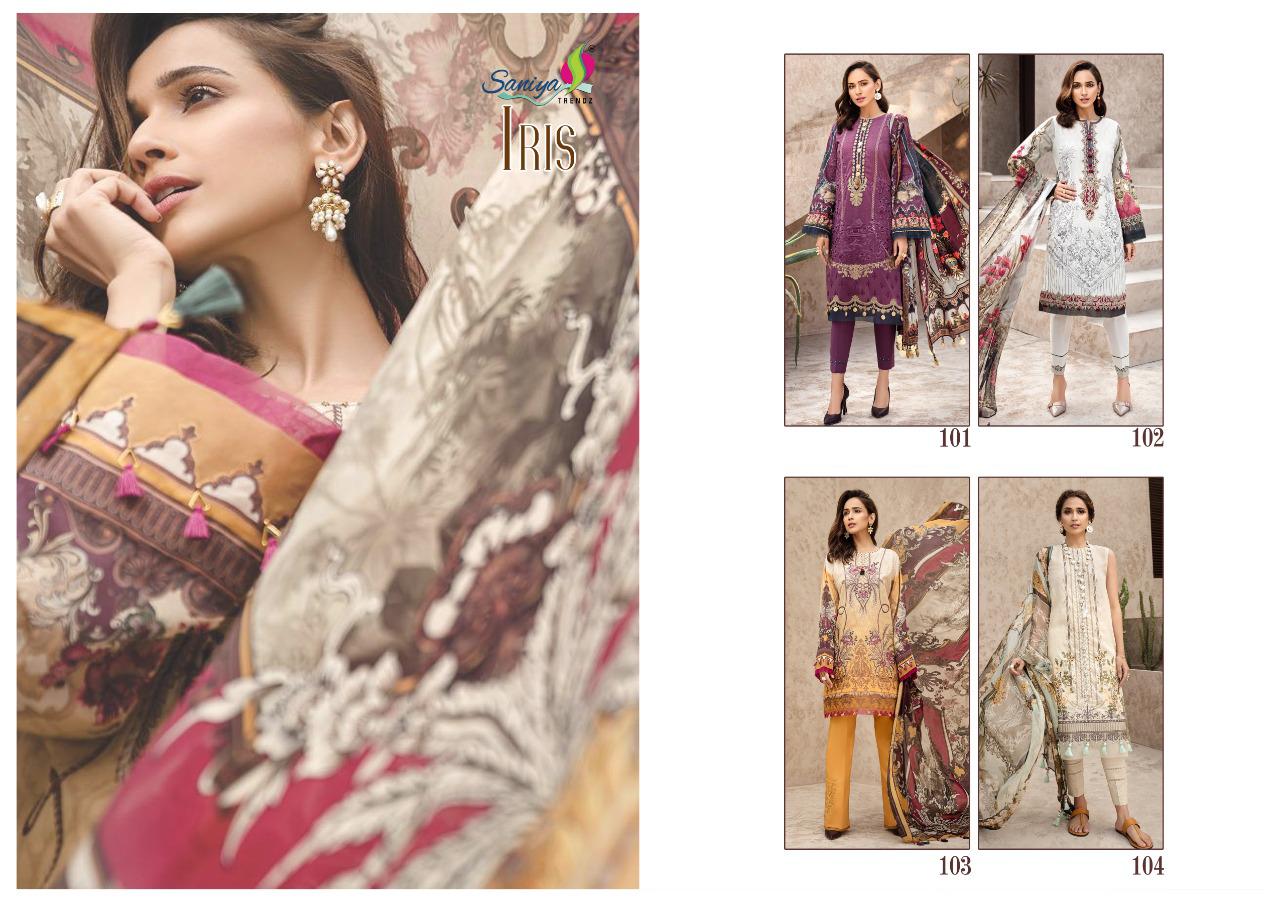 Saniya Trendz Iris Vol-2 Pakistani Suit Collection
