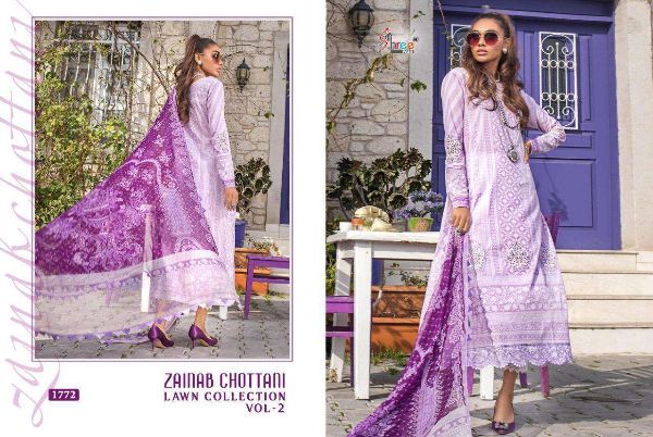 Shree Fabs  Presnets Zainab Chottani Lawn Collection Vol-2 Salwar Suit Wholesale Rate In Surat