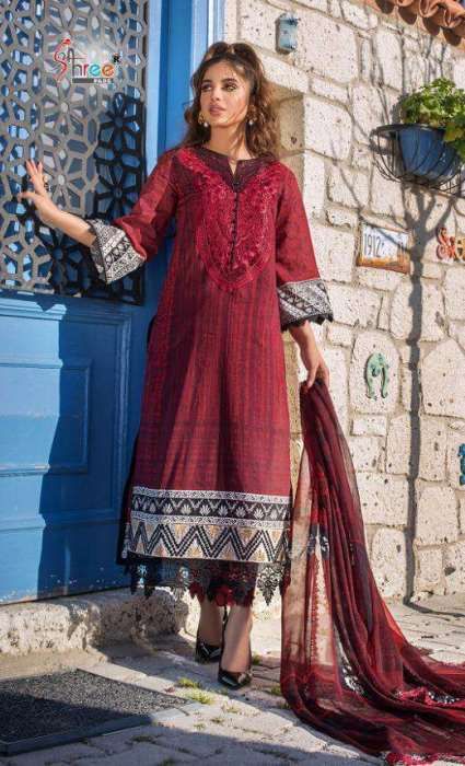 Shree Fabs  Presnets Zainab Chottani Lawn Collection Vol-2 Salwar Suit Wholesale Rate In Surat