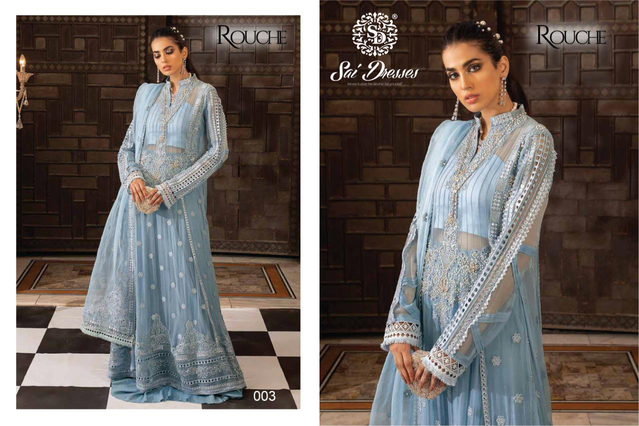 Rouch Presnets Mushq Pakistani Suit Collection Wholesale Rate In Surat