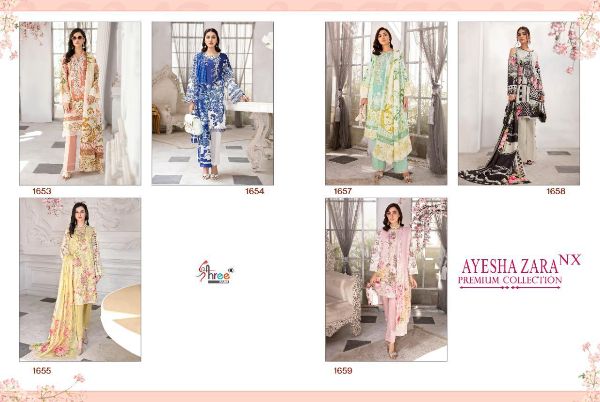 Shree Fabs Presents Ayesha Zara Premium Collection Nx Wholesale Rate In Surat