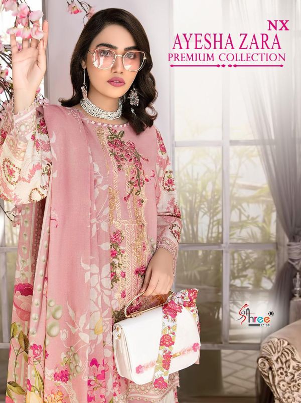 Shree Fabs Presents Ayesha Zara Premium Collection Nx Wholesale Rate In Surat