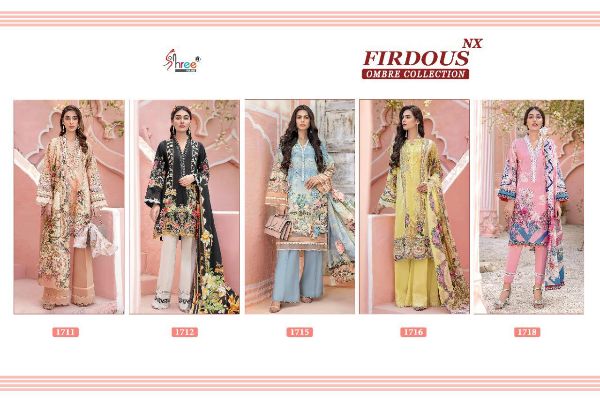 Shree Fabs Presents Firdous Ombre Collection Nx Wholesale Rate In Surat