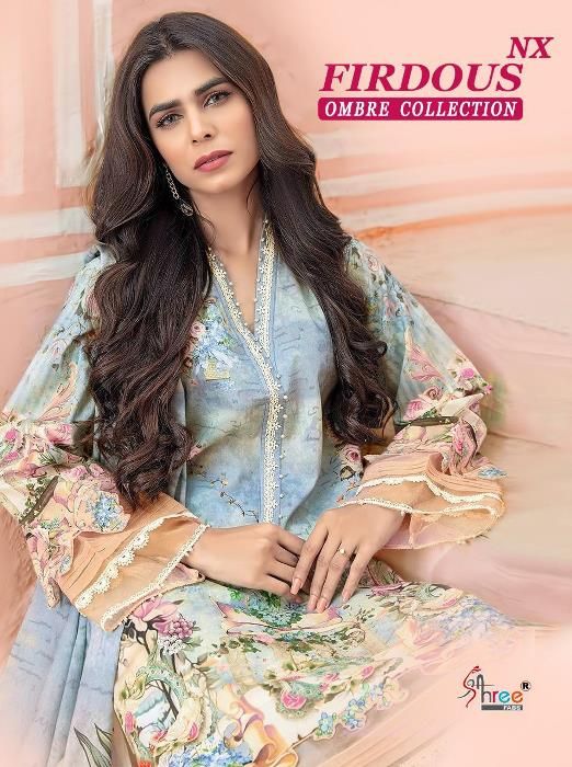 Shree Fabs Presents Firdous Ombre Collection Nx Wholesale Rate In Surat