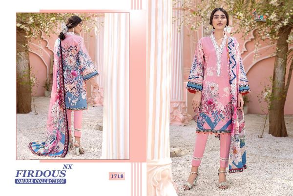 Shree Fabs Presents Firdous Ombre Collection Nx Wholesale Rate In Surat