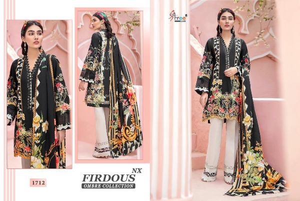 Shree Fabs Presents Firdous Ombre Collection Nx Wholesale Rate In Surat