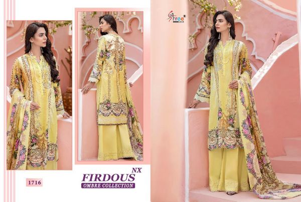 Shree Fabs Presents Firdous Ombre Collection Nx Wholesale Rate In Surat