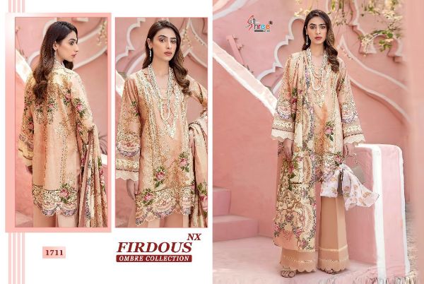 Shree Fabs Presents Firdous Ombre Collection Nx Wholesale Rate In Surat