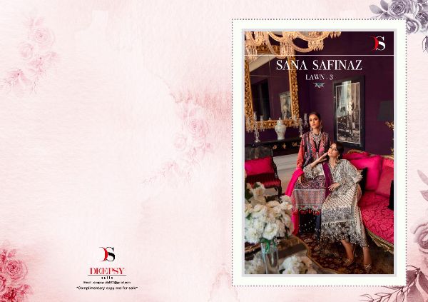 Deepsy Presnets  Sana Safinaz Lawn Vol 3 Cotton Work Pakistani Dresses For Women