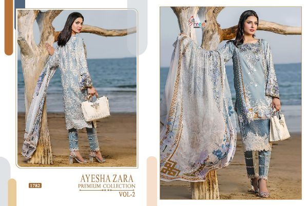 Shree Fabs Presents Ayesha Zara Premium Collection Vol-2 Wholesale Rate In Surat