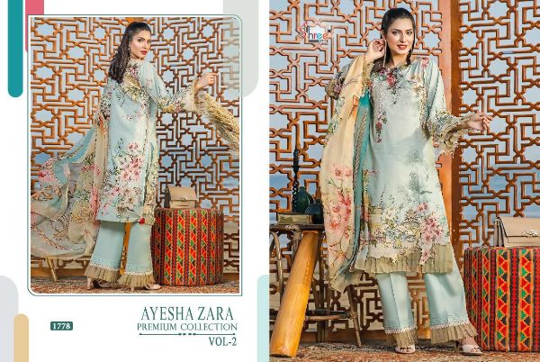 Shree Fabs Presents Ayesha Zara Premium Collection Vol-2 Wholesale Rate In Surat