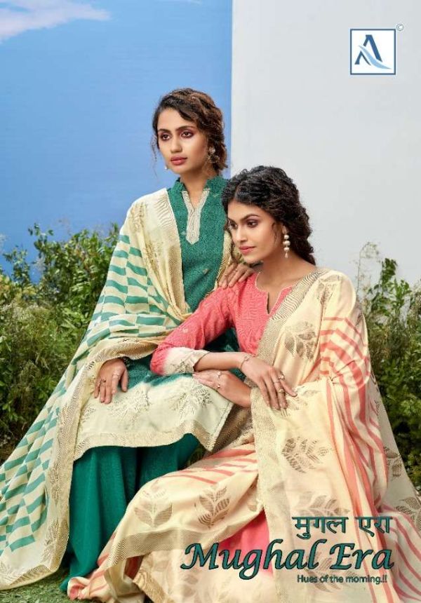 Alok Presnets  Mughal Era Designer Salwar Kameez Wholesale Rate In Surat