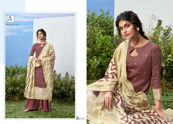 Alok Presnets  Mughal Era Designer Salwar Kameez Wholesale Rate In Surat