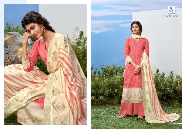 Alok Presnets  Mughal Era Designer Salwar Kameez Wholesale Rate In Surat