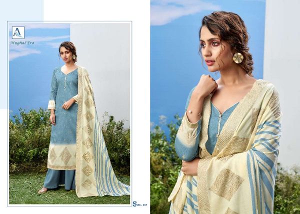 Alok Presnets  Mughal Era Designer Salwar Kameez Wholesale Rate In Surat