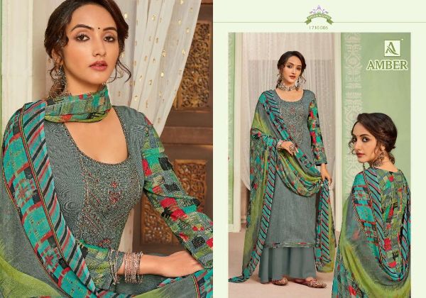 Alok Suit Presnets Amber Vol 2 Rayon Print Ladies Suits Dresses Wholesale Rate In Surat