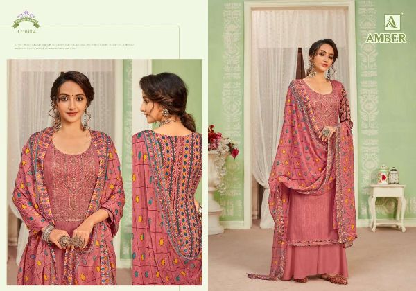 Alok Suit Presnets Amber Vol 2 Rayon Print Ladies Suits Dresses Wholesale Rate In Surat