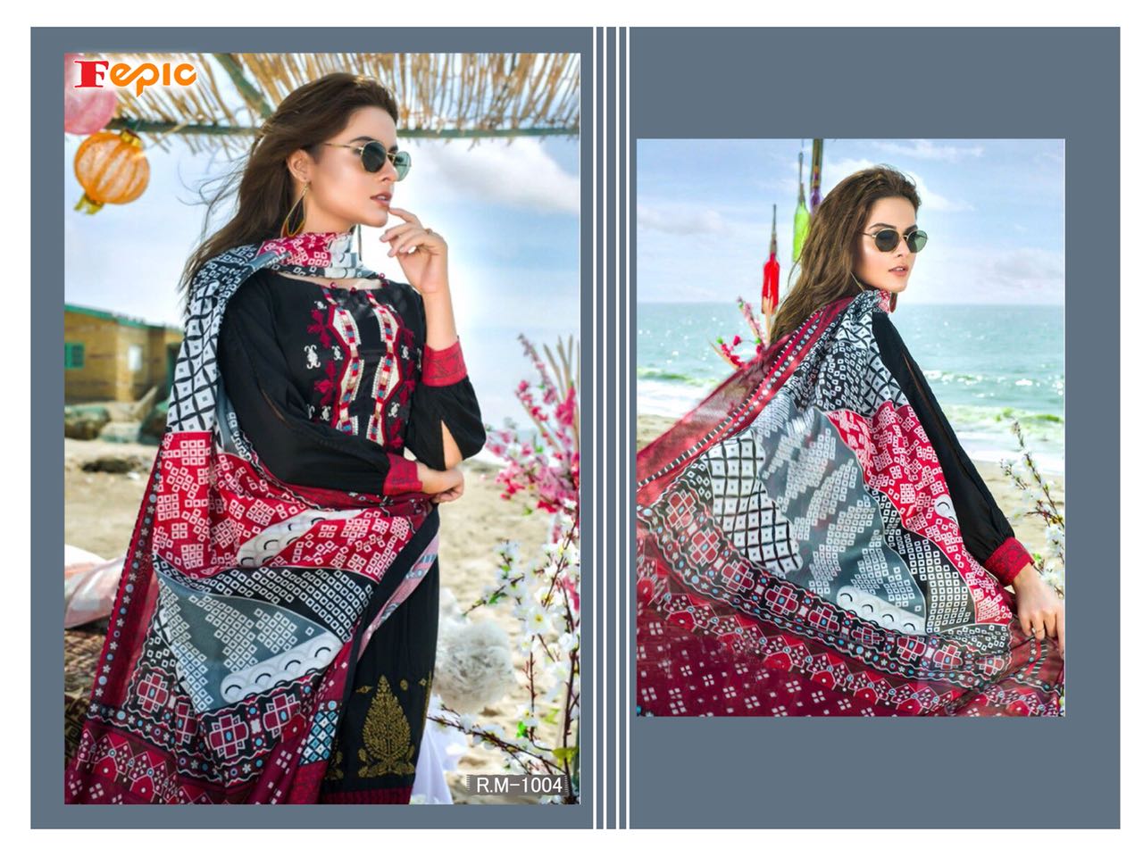 Fepic Presnets  Rosemeen Rimzim Pakistani Salwar Kameez Catalogue Wholesale Rate In Surat