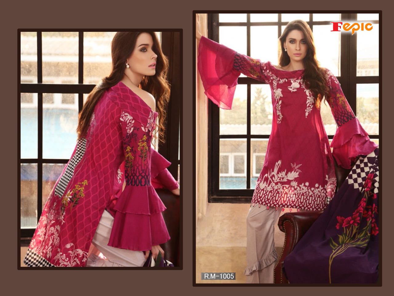 Fepic Presnets  Rosemeen Rimzim Pakistani Salwar Kameez Catalogue Wholesale Rate In Surat