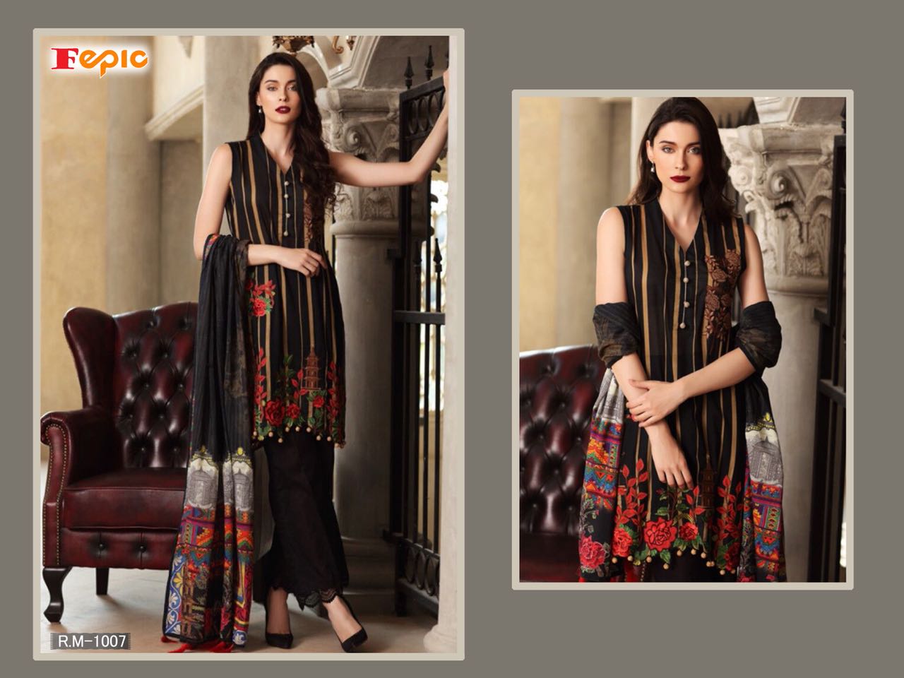 Fepic Presnets  Rosemeen Rimzim Pakistani Salwar Kameez Catalogue Wholesale Rate In Surat