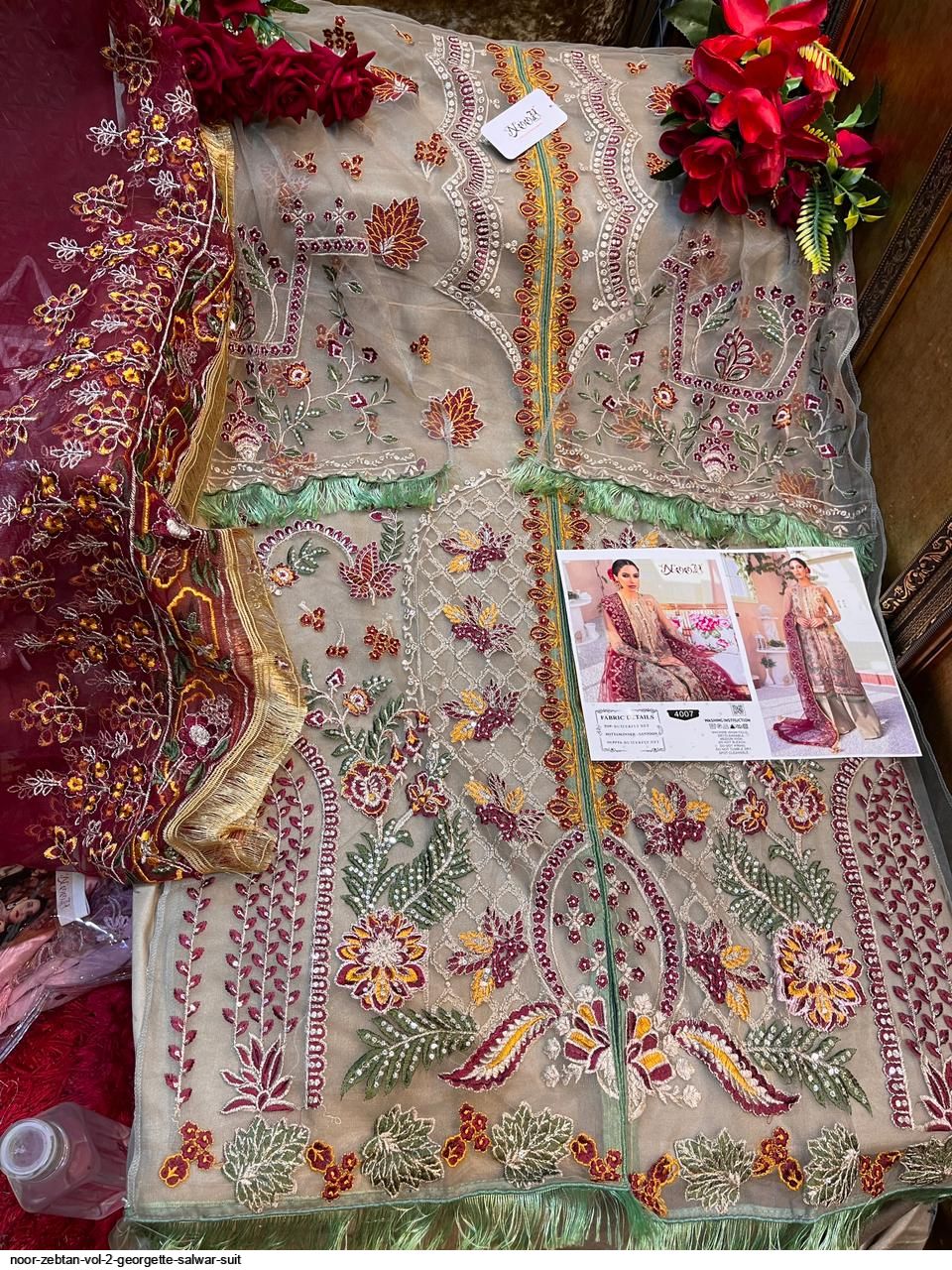 Noor Presnets  Zebtan Vol 2 Georgette Salwar Suit Wholesale Rate In Surat