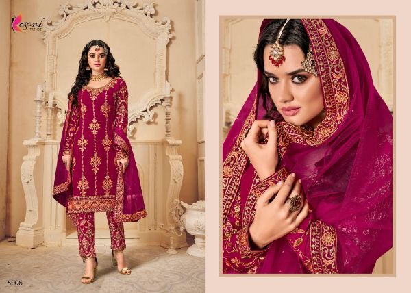 Kesari Trendz Presents Simran Vol 1 Fancy Georgette Designer Salwar Suit Collection Wholesaler In Surat