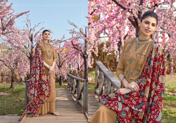 Kesar Presnets  Kora 101-001 To 101-006 Series Salwar Suits Wholesale Rate In Surat