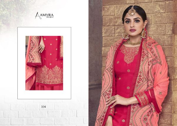Amyra Designer Presents Ceremony Beautiful Designer Salwaar Suits Collection Wholesale Rate In Surat