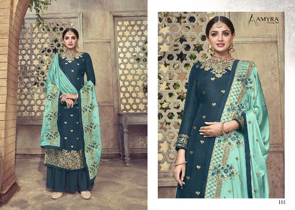Amyra Designer Presents Ceremony Beautiful Designer Salwaar Suits Collection Wholesale Rate In Surat