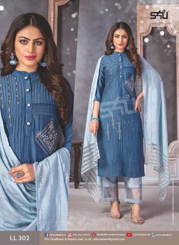 S4u Presnets  Limelight Vol 3  Classy Look Fancy Readymade Salwar Suits Wholesale Rate In Surat