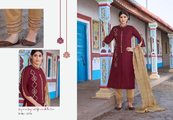Rangoon Presnets  Foram Exclusive Fancy Chinon Salwar Kameez Wholesale Rate  In Surat