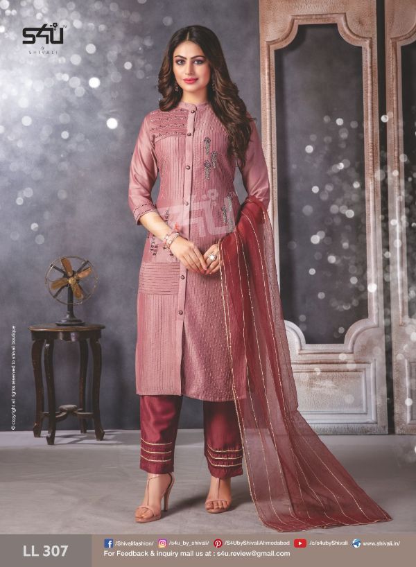 S4u Presnets  Limelight Vol 3  Classy Look Fancy Readymade Salwar Suits Wholesale Rate In Surat